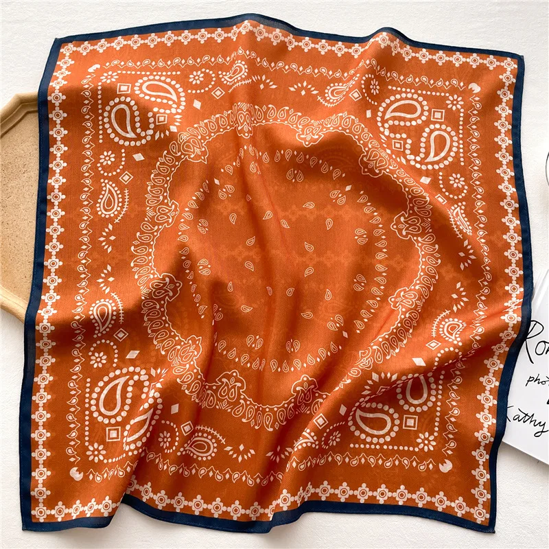 Ascot Neck Scarf - Bufanda de algodón puro para mujer,