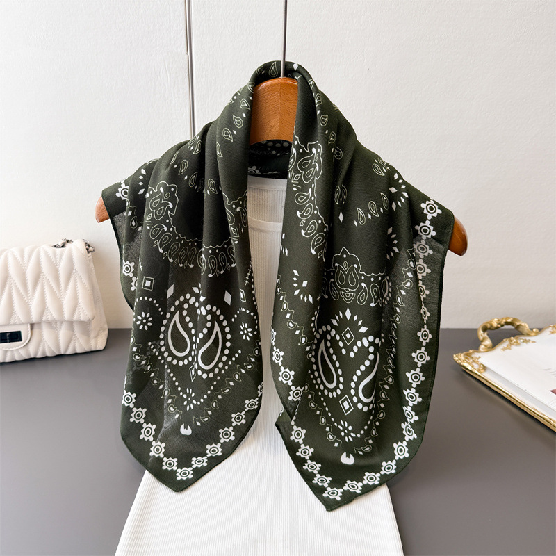 Bufanda de algodón puro para m - Ascot Neck Scarf reseña y precio