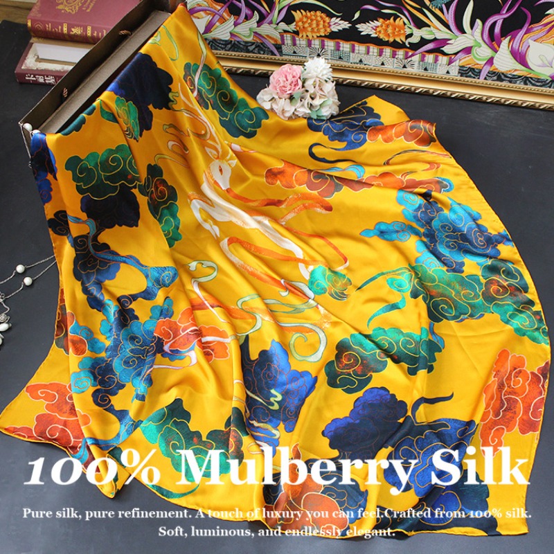Nuevo Chal de Seda Real de Luj - Pashmina Wrap Large reseña y precio