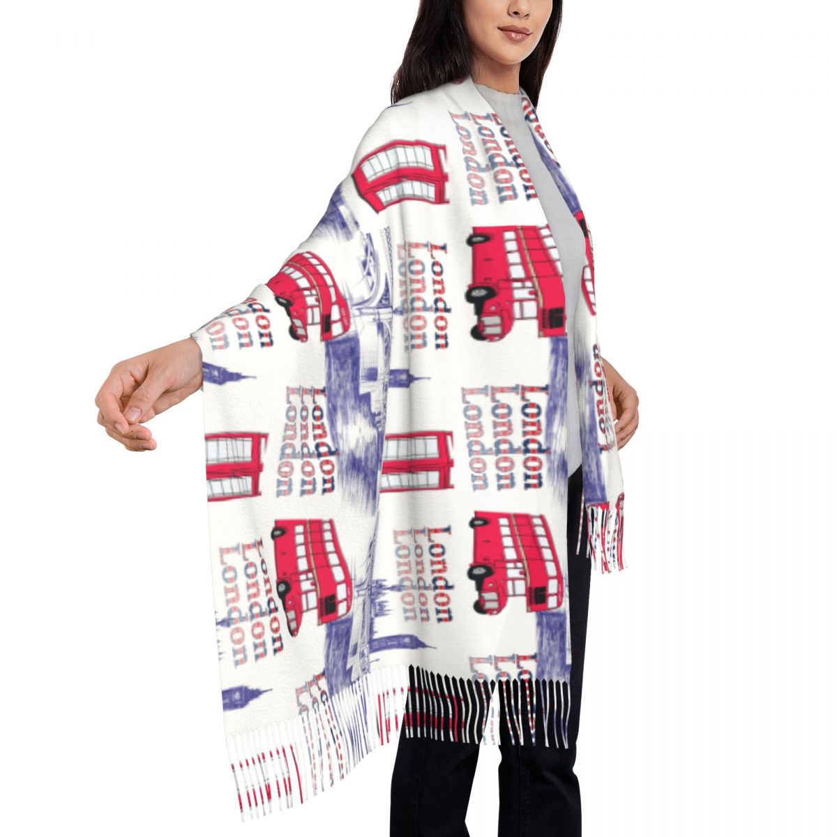 Chales de escenas de Inglaterr - Pashmina Wrap Large reseña y precio