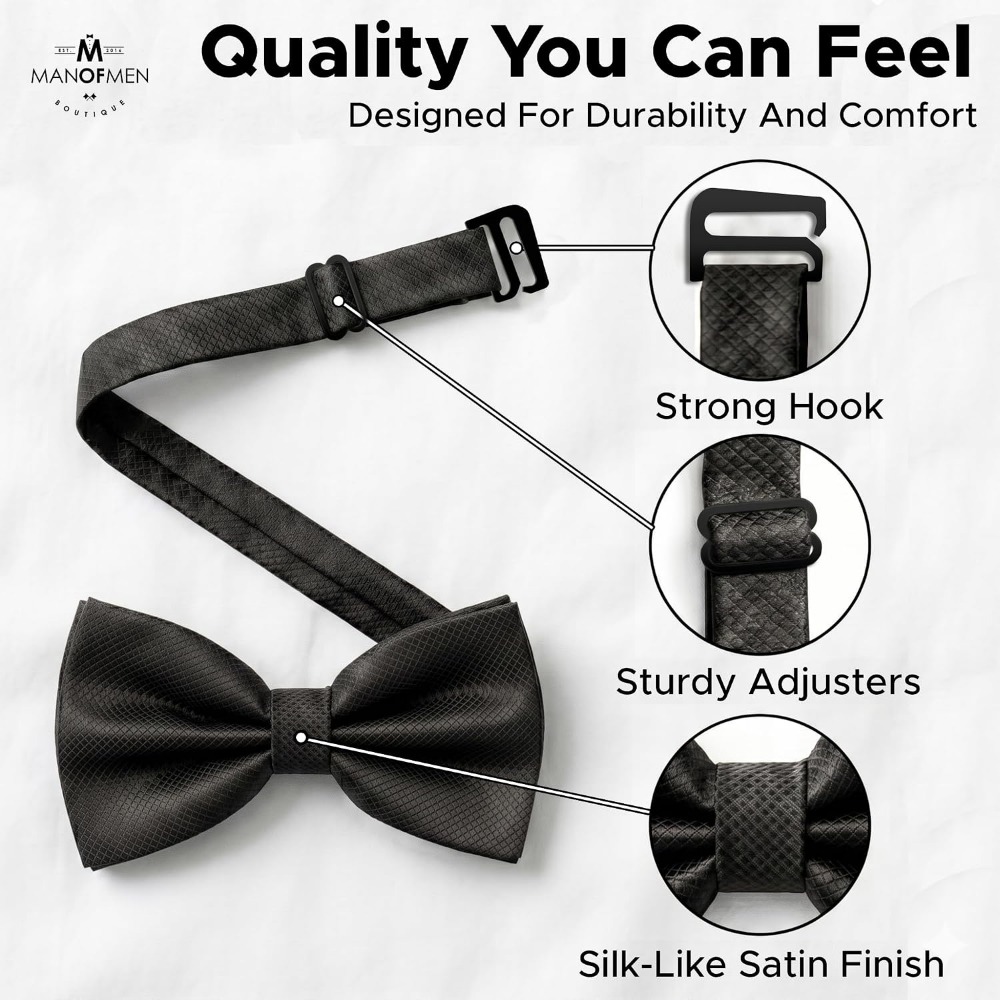Corbata de Moño Preformada de  - Bow Tie Pre Tied reseña y precio