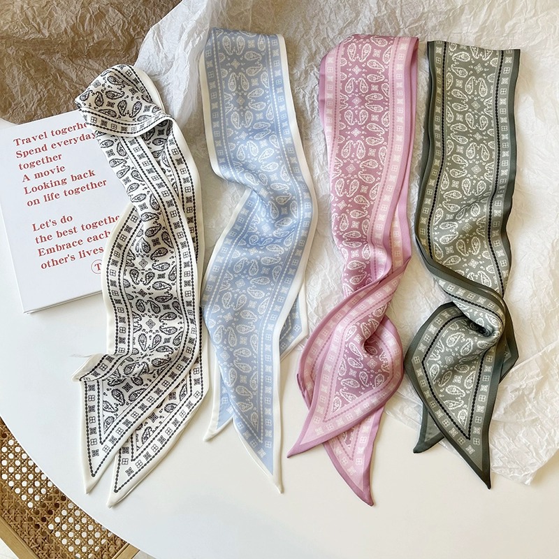 Conjunto de bufanda de satén d - Ascot Neck Scarf reseña y precio