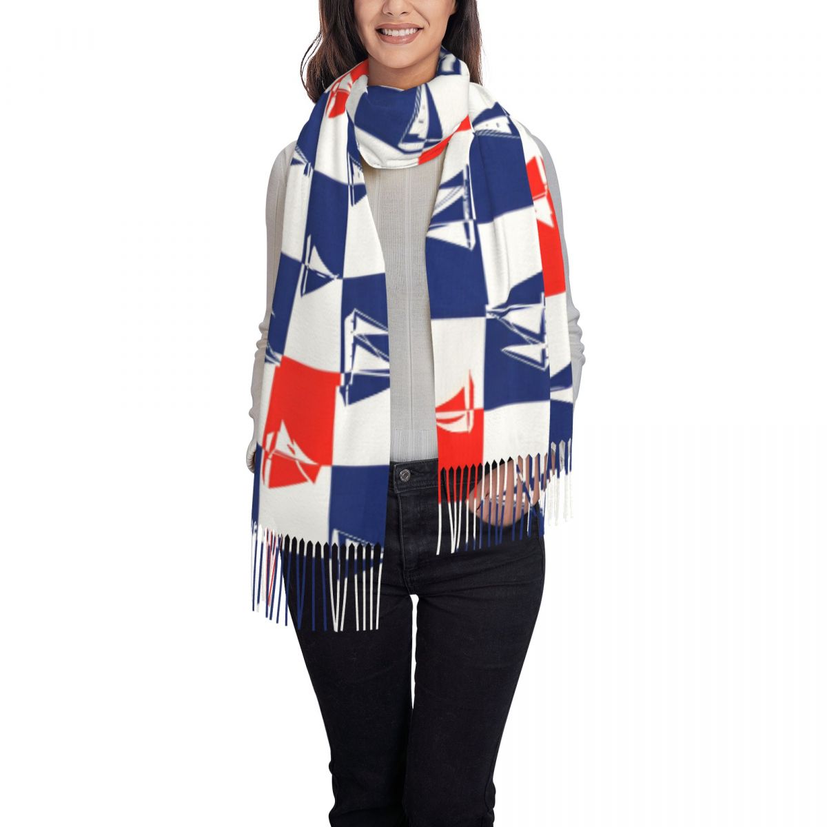 Bufanda de océano para barco d - Pashmina Wrap Large reseña y precio