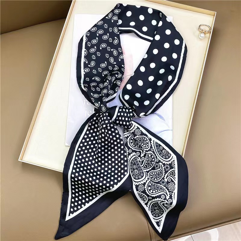 Pañuelo cuadrado de seda de lu - Silk Tie Striped reseña y precio