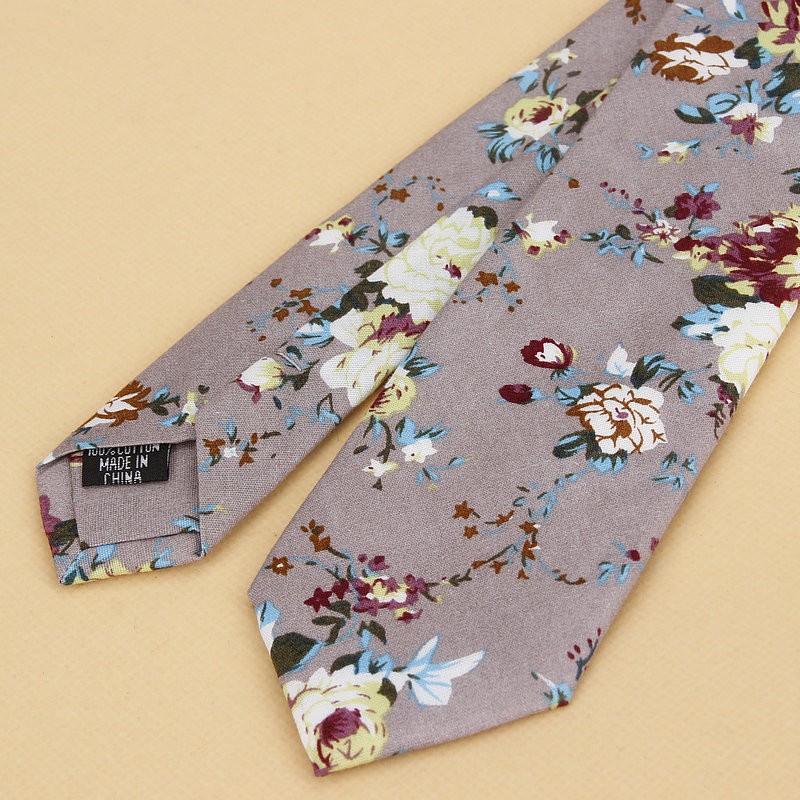 Nueva corbata Floral para homb - Skinny Tie Men reseña y precio