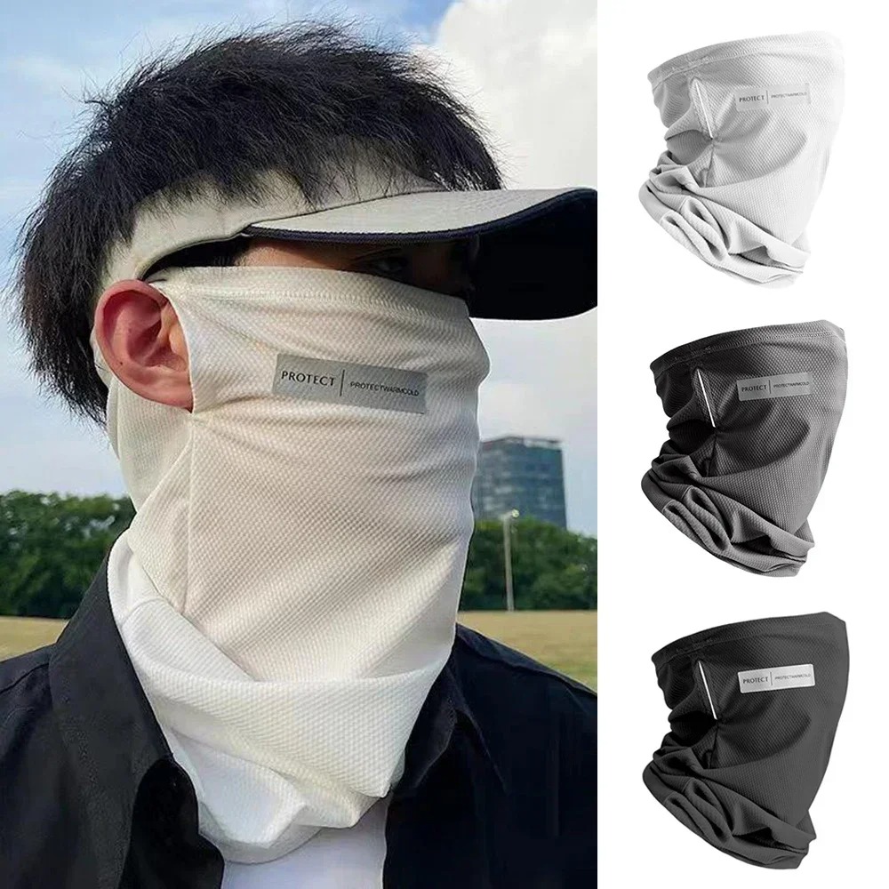 Protector solar de seda helada - Face Scarf Mask reseña y precio