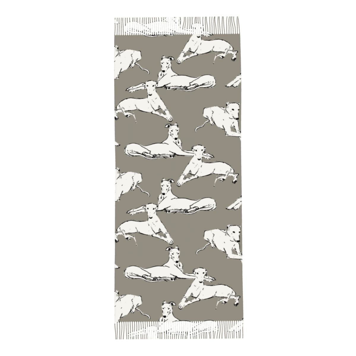 Bufanda relajante de galgo Whi - Pashmina Wrap Large reseña y precio
