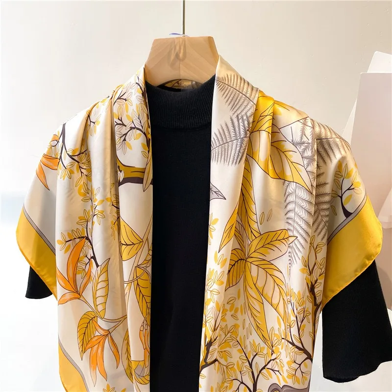 1 Uds. Bufanda de seda amarill - Face Scarf Mask reseña y precio
