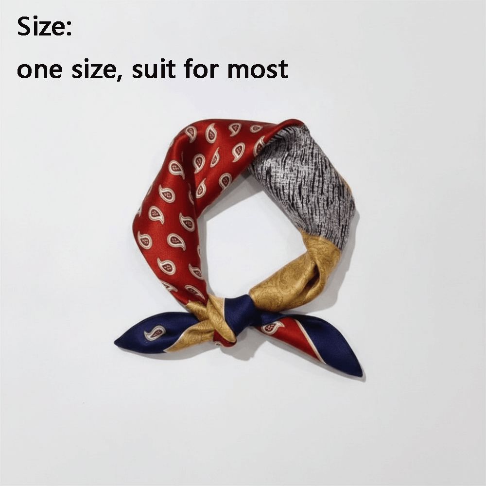 Pañuelo Cuadrado de Seda con E - Face Scarf Mask reseña y precio