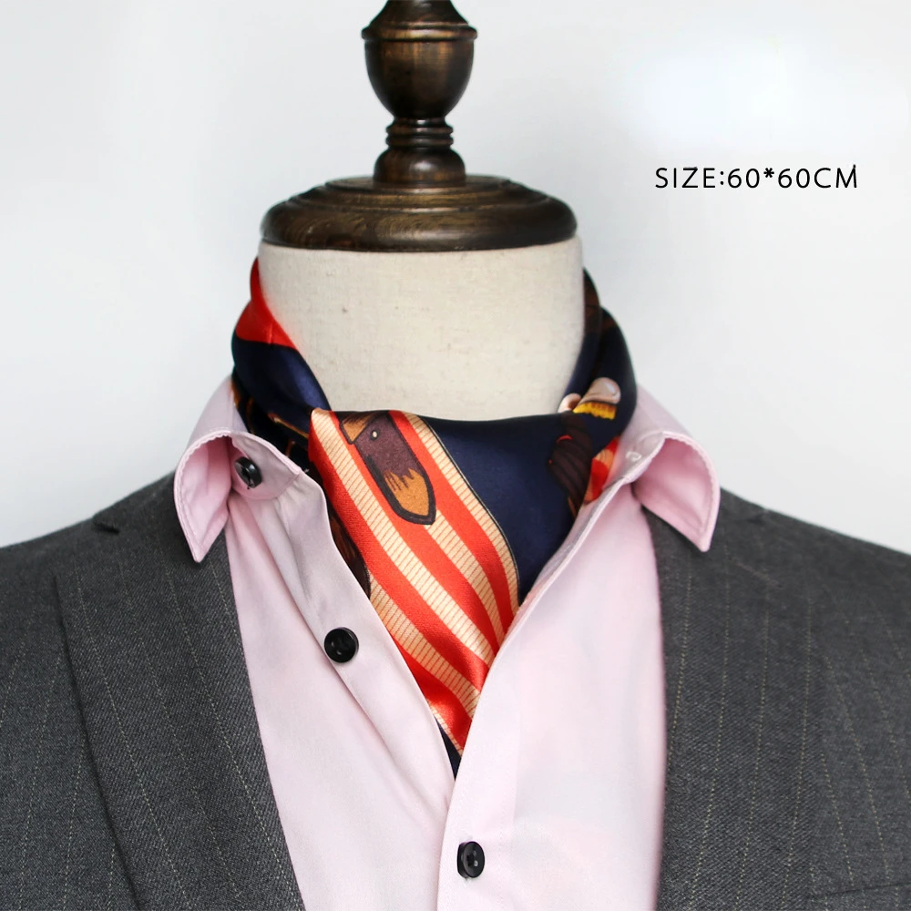 Bufanda de seda británica para - Ascot Neck Scarf reseña y precio