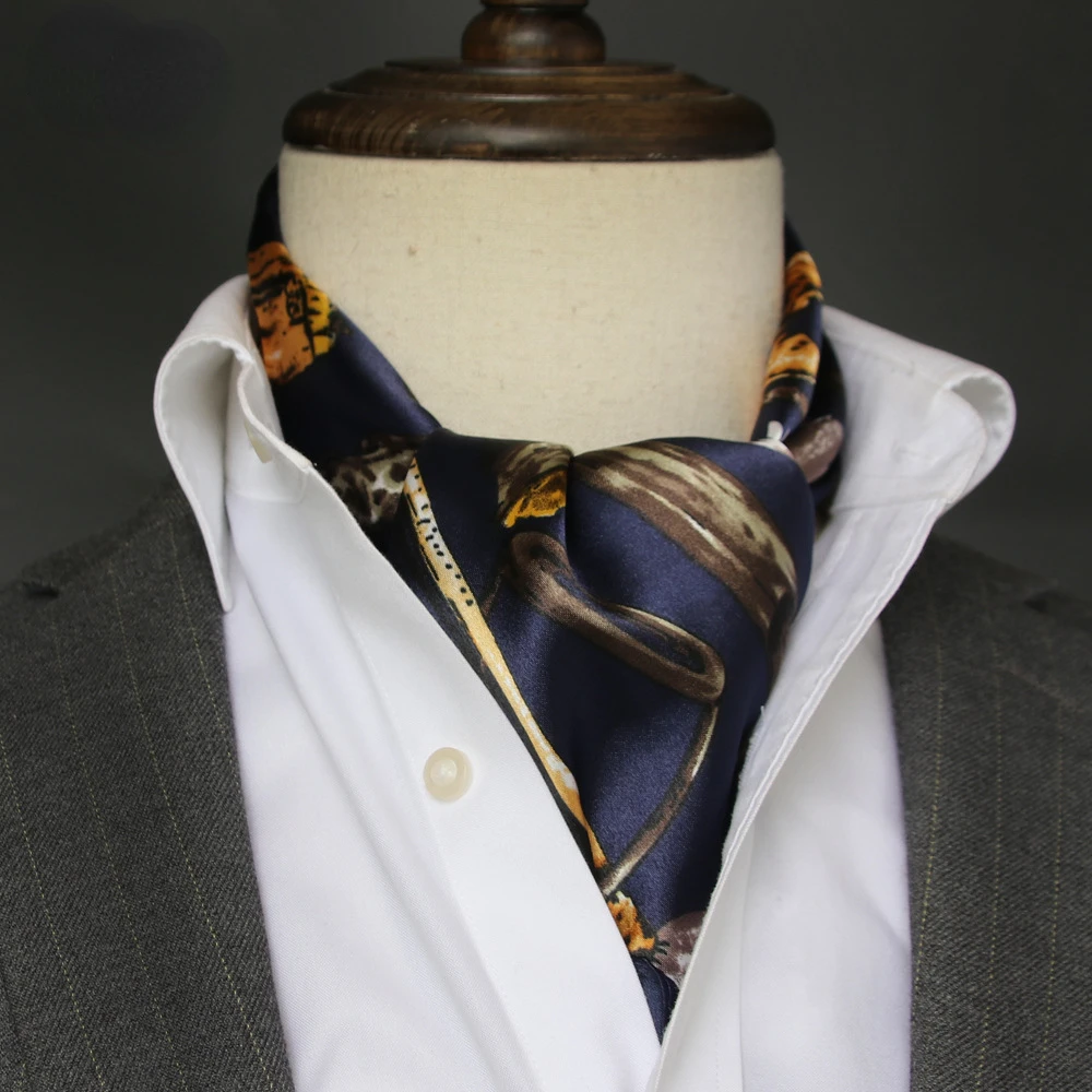 Bufanda de seda británica para - Ascot Neck Scarf reseña y precio