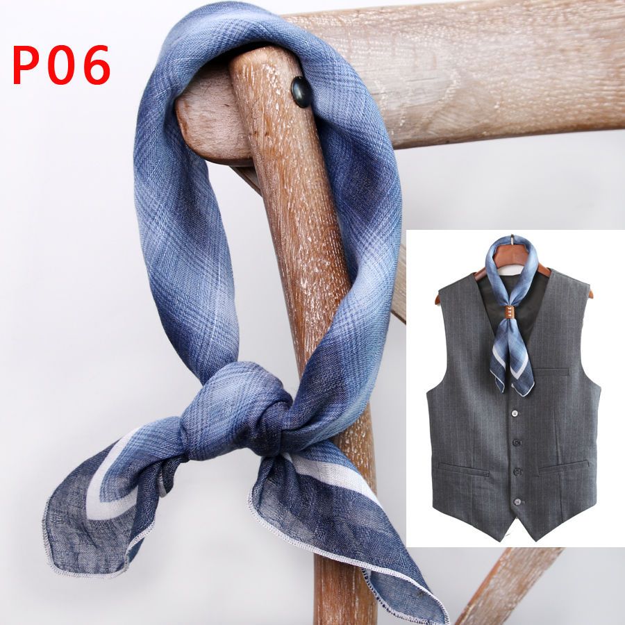 Bufanda cuadrada para hombre c - Ascot Neck Scarf reseña y precio