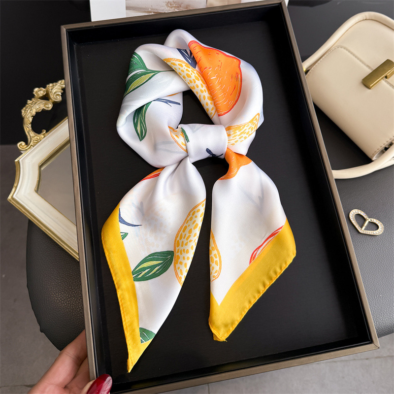 Bufandas cuadradas de seda con - Ascot Neck Scarf reseña y precio