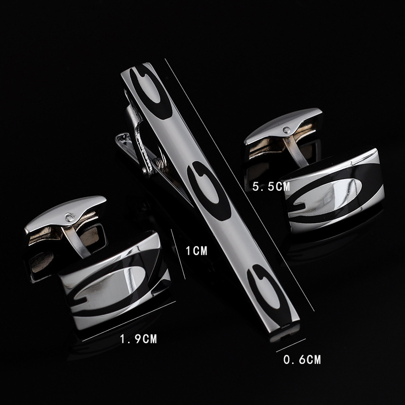 Conjunto de gemelos con Clip p - Tie Bar Set Gift reseña y precio