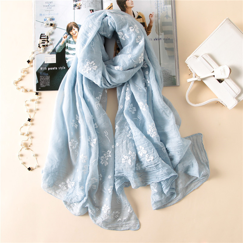Bufanda de seda larga y fina p - Bandana Cotton reseña y precio