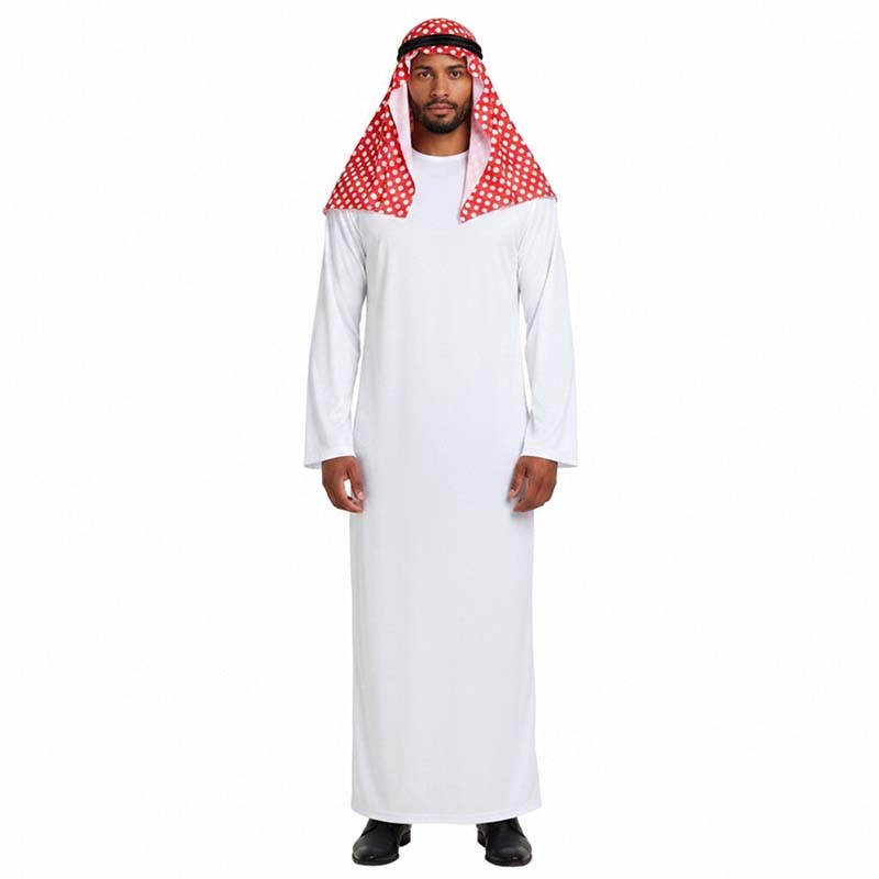 Traje Árabe Tradicional, Túnic - Ascot Neck Scarf reseña y precio