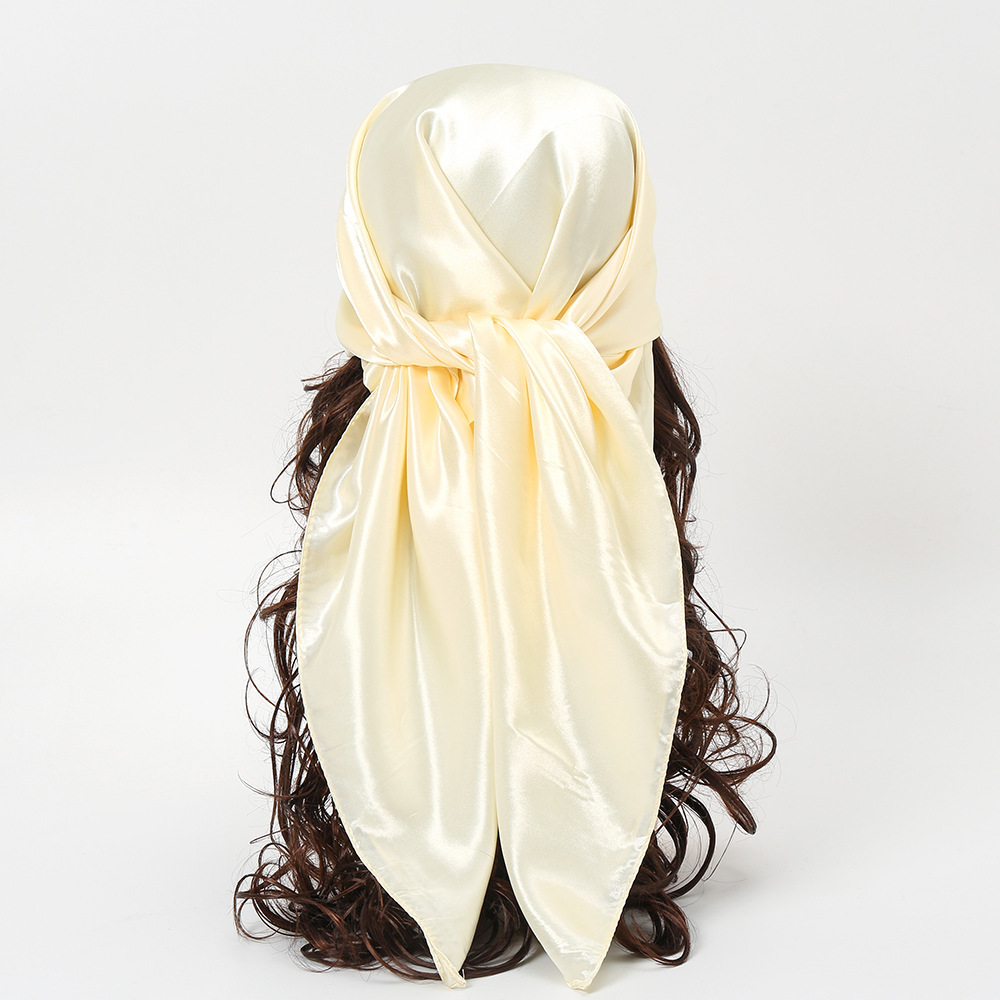 Pañuelo Hijab de colores sólid - Silk Neck Scarf reseña y precio